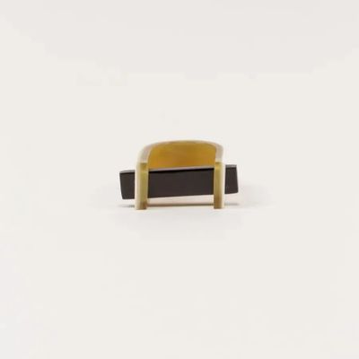 Jewelry - Canal ring in blond horn in Size M - L INDOCHINEUR X RIVÊT