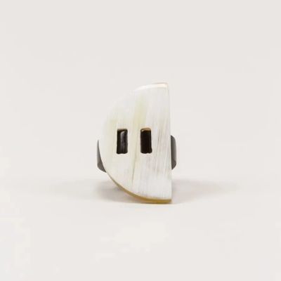 Jewelry - Pont ring in blond horn in Size L - L INDOCHINEUR X RIVÊT