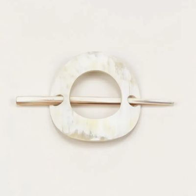 Hair accessories - Ring-shaped bun coat in blond horn - L INDOCHINEUR X RIVÊT