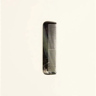 Hair accessories - Simple comb in black and white horn - L INDOCHINEUR X RIVÊT