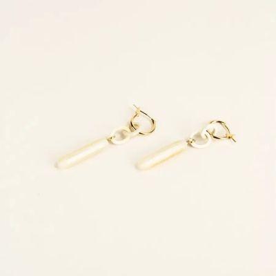 Jewelry - Gelule brass hoop earrings in hoof and tricolor lacquer - L INDOCHINEUR X RIVÊT