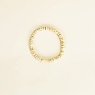 Bracelets - Pastilles elastic bracelet in hoof with lacquer - L INDOCHINEUR X RIVÊT