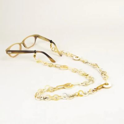 Glasses - Figure glasses chain in blond horn - L INDOCHINEUR X RIVÊT