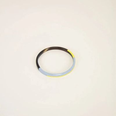 Bracelets - Bracelet jonc fin, laque bicolore orange vert taille M - L INDOCHINEUR X RIVÊT