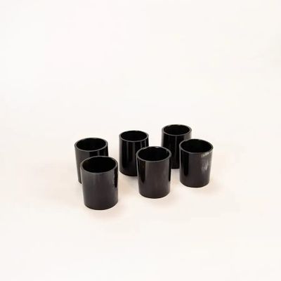 Napkins - Set of 6 napkin rings in black marble horn - L INDOCHINEUR X RIVÊT