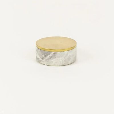 Caskets and boxes - Mars brass and black marble box - L INDOCHINEUR X RIVÊT