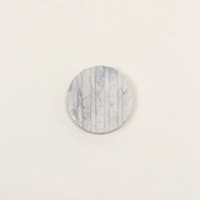 Soap dishes - Petite Ourse soap holder in white cloudy marble - L INDOCHINEUR X RIVÊT