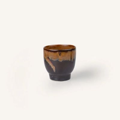 Accessoires thé et café - Tasse, émail terre flamée Ket Tinh (vendu par 6) - L INDOCHINEUR X RIVÊT