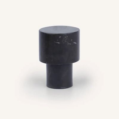Mounting accessories - Tube coat hook, black natural stone, G - L INDOCHINEUR X RIVÊT