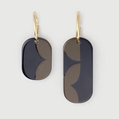 Jewelry - Nymphe Mini hoop earrings in blond horn and Lime lacquer - L INDOCHINEUR X RIVÊT