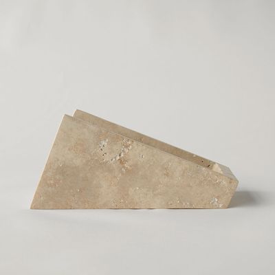 Platter and bowls - TRAVERTINE WINE STAND - KIWANO CONCEPT