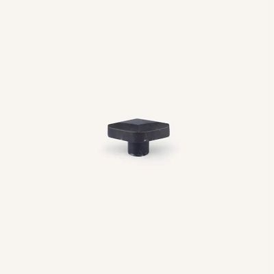 Mounting accessories - Diamond furniture knob, black marble horn, L - L INDOCHINEUR X RIVÊT