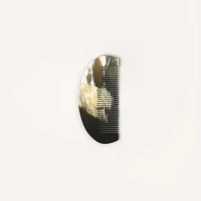 Hair accessories - Smoothing comb in marbled black horn - L INDOCHINEUR X RIVÊT