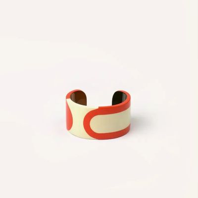 Bracelets - Horn and lacquer cuff size M - L INDOCHINEUR X RIVÊT