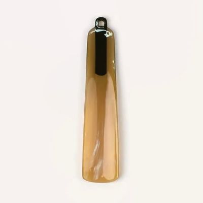 Shoes - Small shoehorn in blond horn and black lacquer - L INDOCHINEUR X RIVÊT
