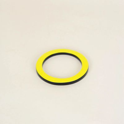Bracelets - Bangle in black horn and yellow lacquer, size S - L INDOCHINEUR X RIVÊT