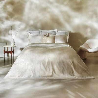 Linge de lit - Ensemble de housse de couette de luxe Clarte Collection, beige - CROWN GOOSE