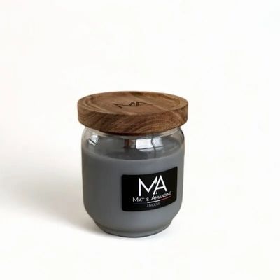 Objets de décoration - ENCENS – Bougie parfumée (Moyenne Jarre) - MAT AMANDINE