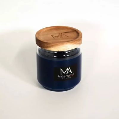 Objets de décoration - NUIT D'HIVER - Bougie parfumée (Moyenne Jarre) - MAT AMANDINE