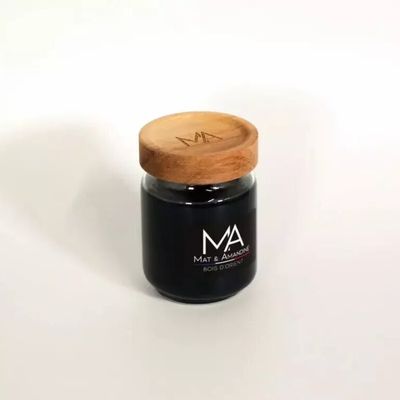 Objets de décoration - BOIS D'ORIENT - Bougie parfumée (Petite Jarre) - MAT AMANDINE