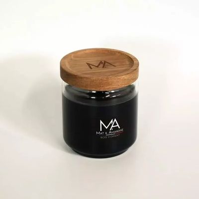 Decorative objects - BOIS D'ORIENT - Scented Candle (Medium Jar) - MAT AMANDINE