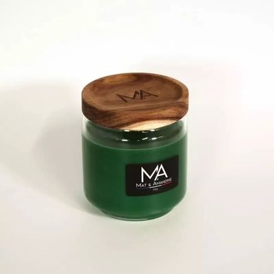 Decorative objects - PIN - Scented Candle (Medium Jar) - MAT AMANDINE