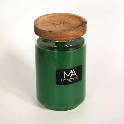 Objets de décoration - PIN - Bougie parfumée (Grande Jarre) - MAT AMANDINE