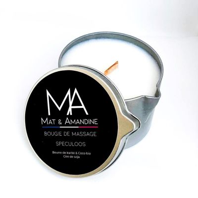 Spas - Bougie de massage - SPECULOOS - MAT AMANDINE