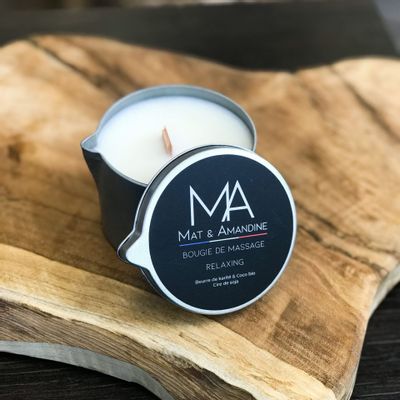 Spas - Bougie de massage - RELAXING - MAT AMANDINE