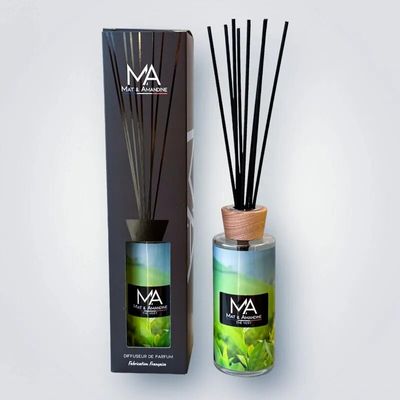 Scent diffusers - GREEN TEA — Stick diffuser - MAT AMANDINE