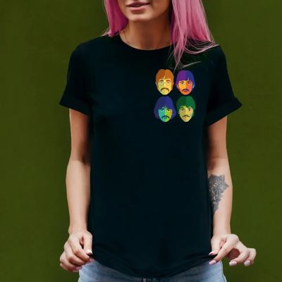 Apparel - Beatles black T-shirt - KALIDOSKOPIO