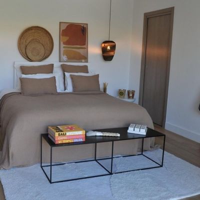 Bed linens - TINO CINNAMON BEDSPREAD - MAISON D'ÉTÉ
