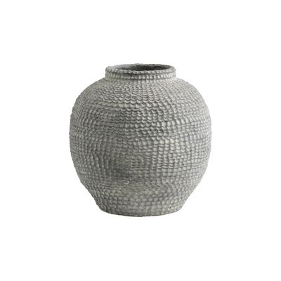 Vases - RUPA pot, cement - grey - NORDAL