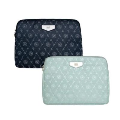 Papeterie - [MIMI DESIGN] Pochette MIMIDAR Goryeo en jacquard céladon pour iPad/or - KCDF