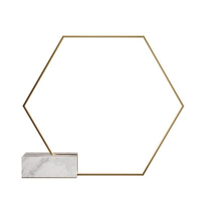Floor lamps - Hexagon Floor Lamp Handmade in Portugal By Poru Studio - PORUS STUDIO