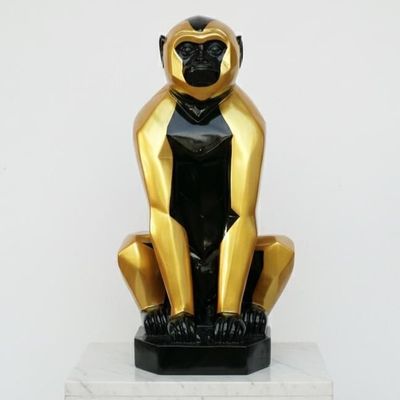 Decorative objects - Golden Lacquer Monkey - SATCHA