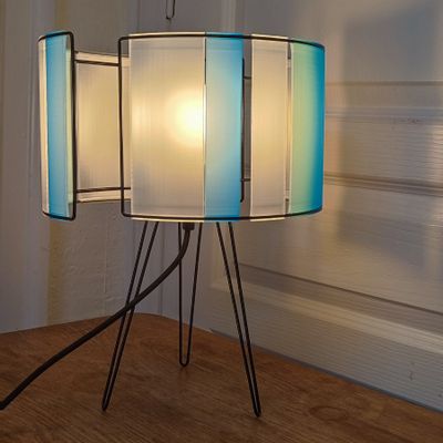Lampes de table - LAMPE POP STRIPE LE GLACIER - ZARALOBO