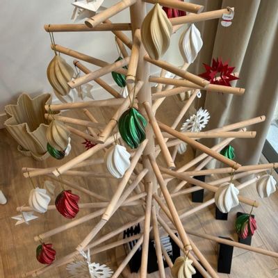 Autres fournitures bureau - Ensemble de décorations pour sapin de Noël | vert/rouge - AUURA