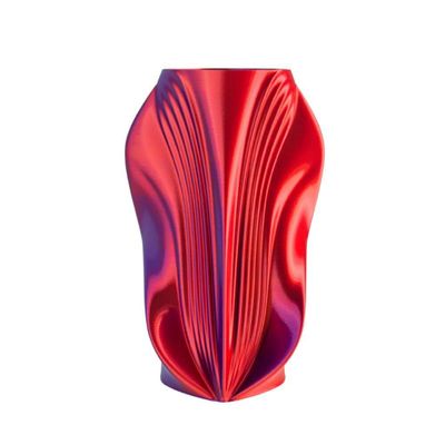 Office design and planning - Vase « Plaisir » | Multicolore, or/violet/rouge - AUURA