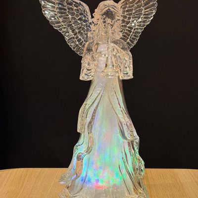 Crèches et santons - Ange Lumineux LED – Trompette - BLUE STAR B.V.