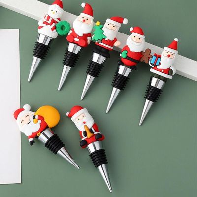 Gifts - Christmas bottle cork - Funny Santa Claus - 7 models - SOSTRAW & SMARTTHINGS