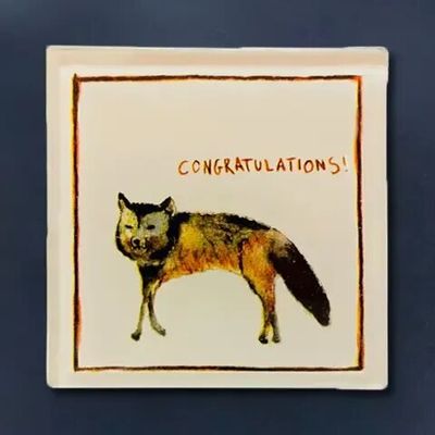 Decorative objects - Sick dog I'm proud of you decorative magnet - CARNEOL GLASS