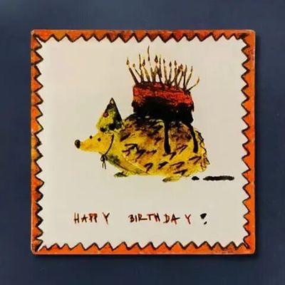 Decorative objects - Happy birthday! Magnet - CARNEOL GLASS