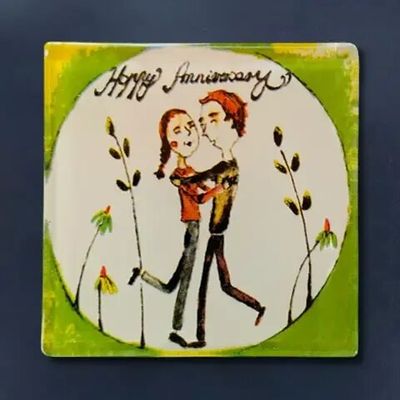 Objets de décoration - Joyeux anniversaire ! Aimant - CARNEOL GLASS