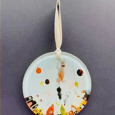 Other Christmas decorations - Figurative special Christmas decoration glass ornament - CARNEOL GLASS