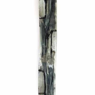 Horloges - Horloge murale Amasonas gris-argent 10x70 cm - CARNEOL GLASS