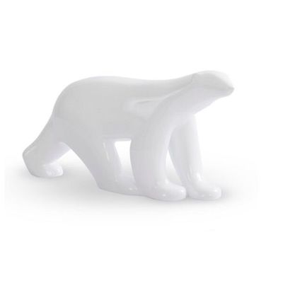 Objets design - L'OURS POLAIRE - Statue en laque blanche - MAI HOME DECOR PTE LIMITED