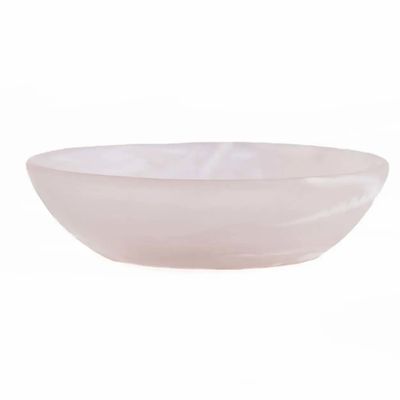 Mugs - The Resin Organic Bowl - Pink White - M - BAZAR BIZAR LIVING