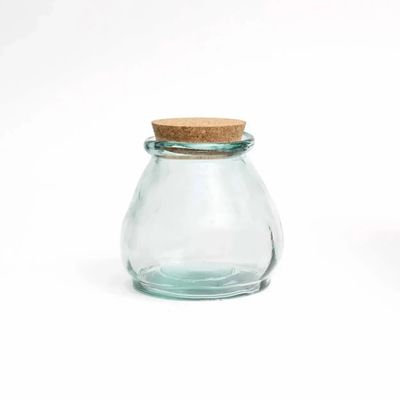 Glass - The Belly Glass Pot - Blue - S - BAZAR BIZAR LIVING