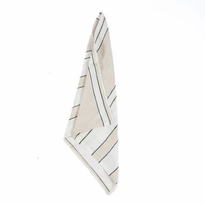 Napkins - The Provence Napkin - Natural Black White - 45x45 - BAZAR BIZAR LIVING